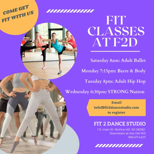 FIT Schedule & Registration | Fit To Dance Studio | Dance & Fitness ...